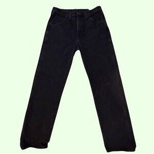 Rustler Men's Black Straight Jeans